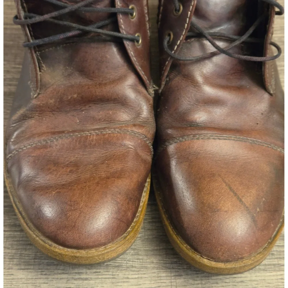Clarks J Hinman Mid Ankle Chukka Boots‎ Mens Size 10 Brown